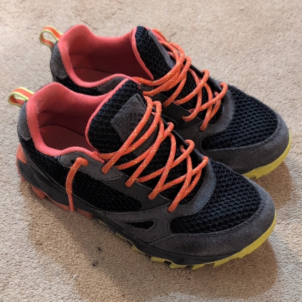 Black and Pink Athletic Shoes